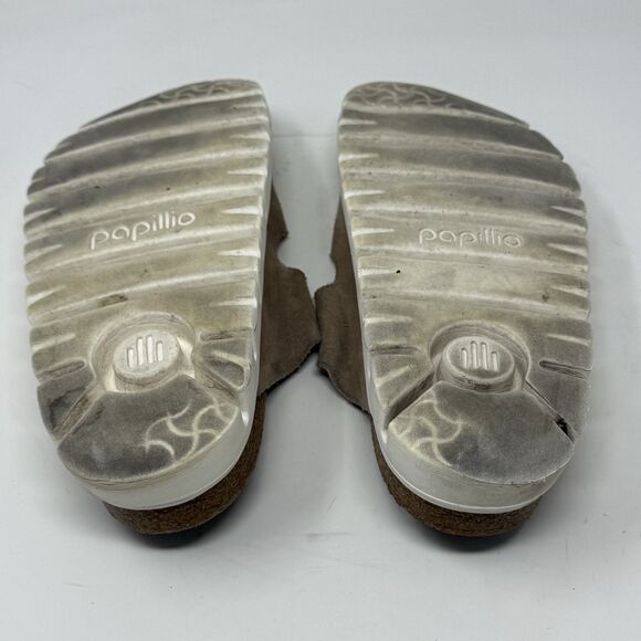 Birkenstock Papillio Arizona Sandals Womens 7 EU 38 Narrow Brown Platform Shoes - Picture 15 of 16